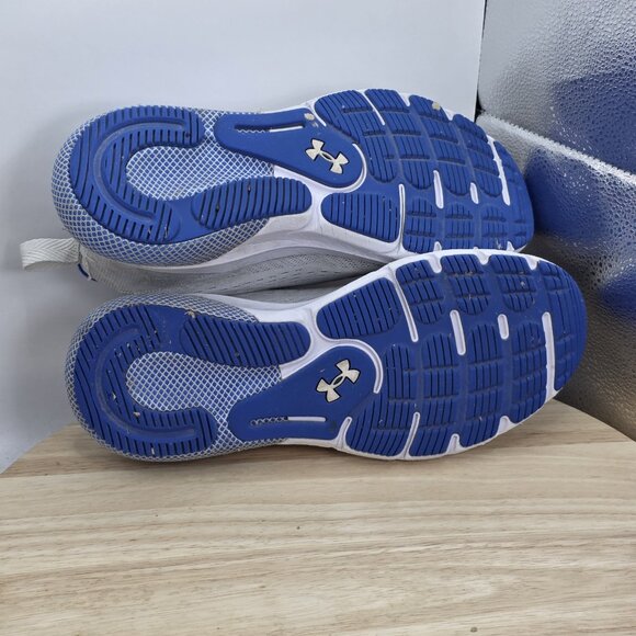 Under Armour Mens Hovr Turbulence 3025419-100 White Running Shoes Sneakers Sz 8 - Picture 9 of 10